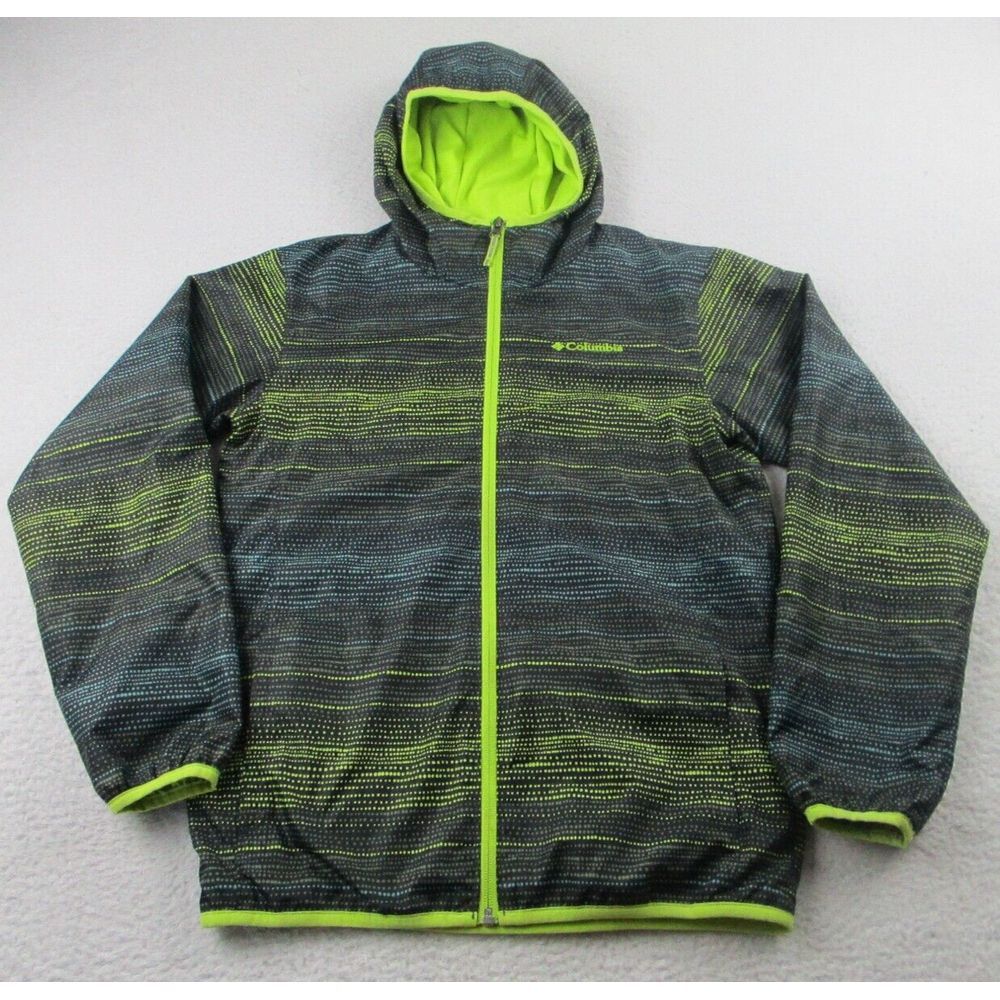 Columbia Sportswear Jacket Boys Large Omni-Wick Full Zip Winter Hooded Outdoor L